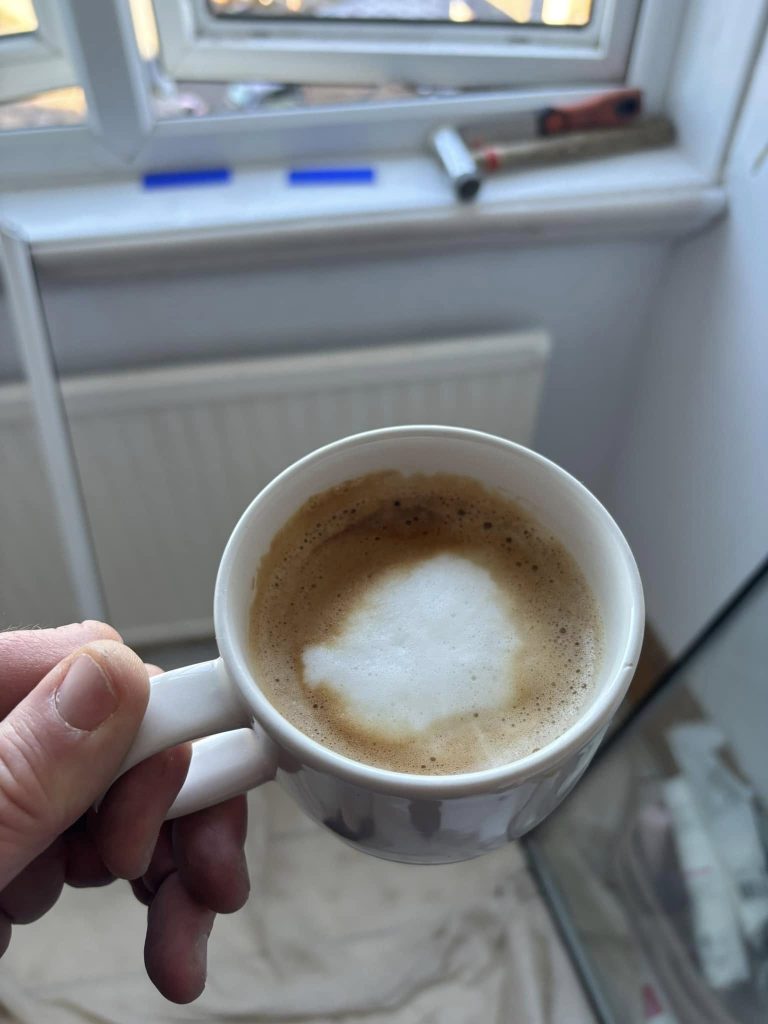 A picture of a coffee cup